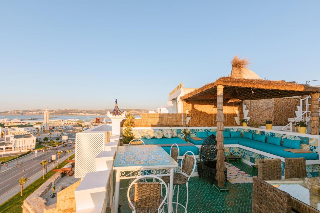 Riad Villa With Mediterranean Sea Views Of Spain And Gibraltar Tanger Exterior foto