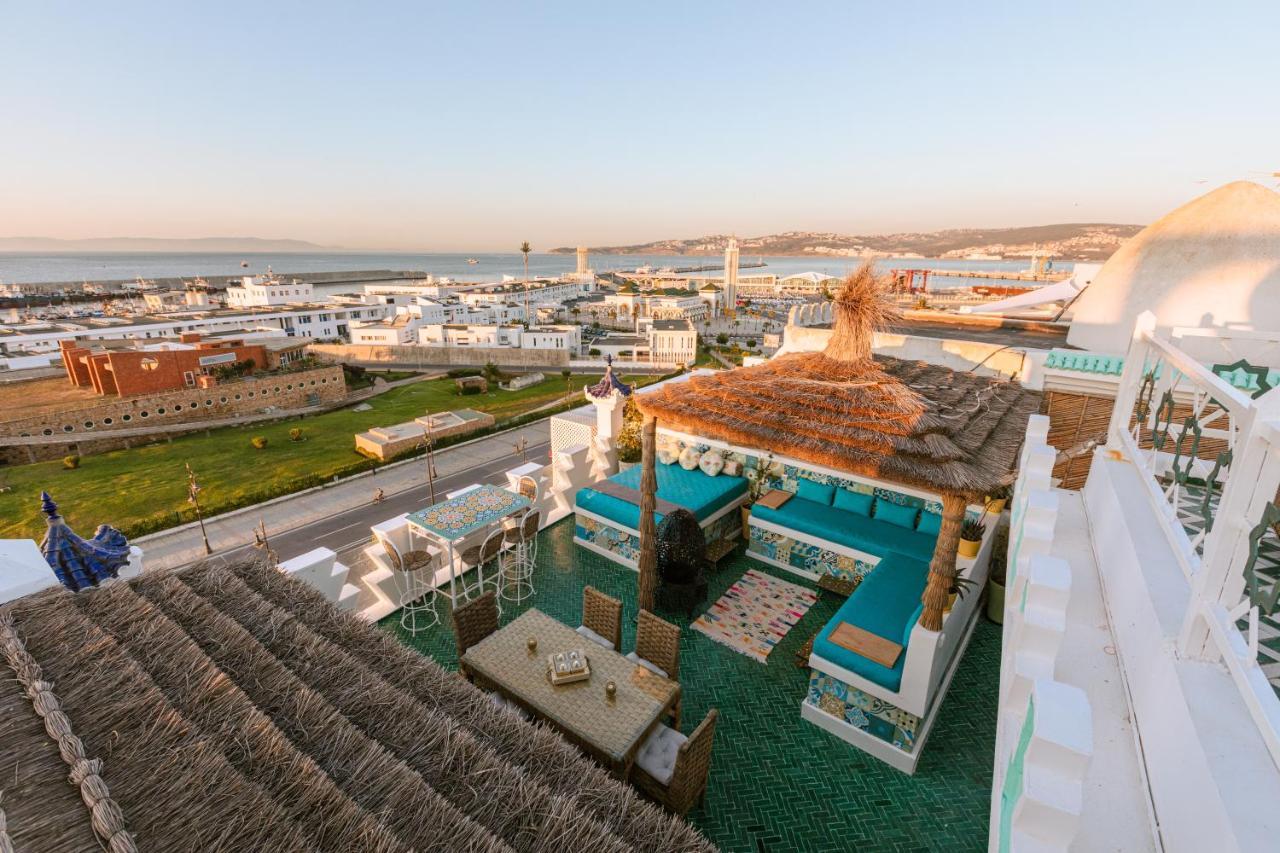 Riad Villa With Mediterranean Sea Views Of Spain And Gibraltar Tanger Exterior foto